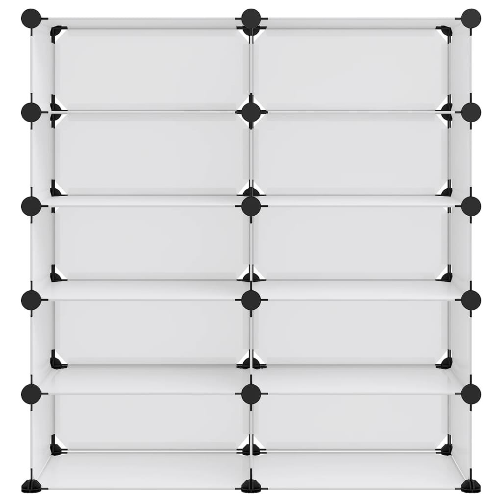 Scarpiera Trasparente 84x32x88,5 cm in PP