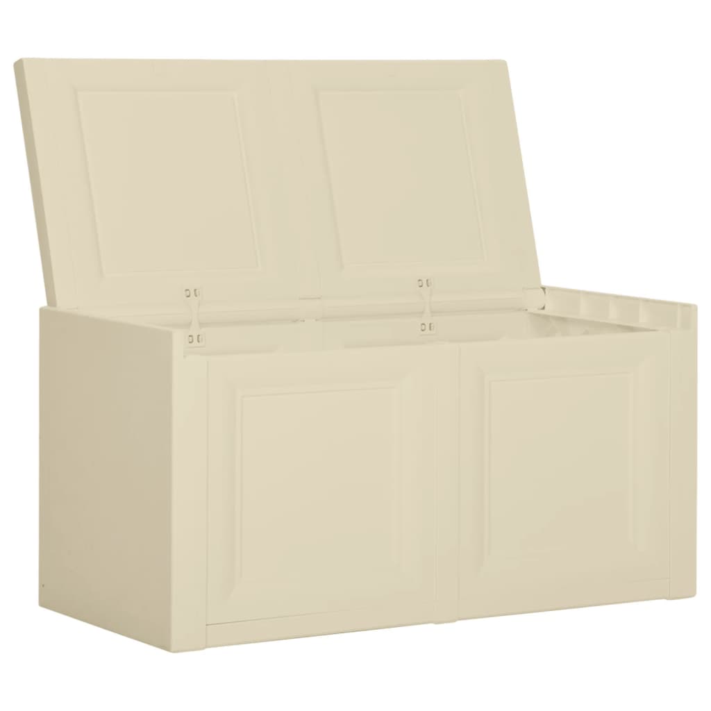 Baule per Cuscini Bianco 86x40x42 cm 85 L