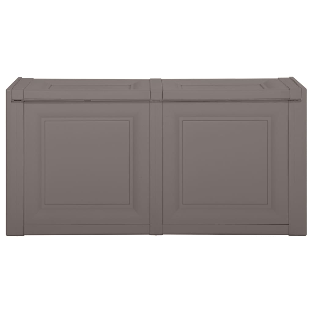 Baule per Cuscini Grigio 86x40x42 cm 85 L