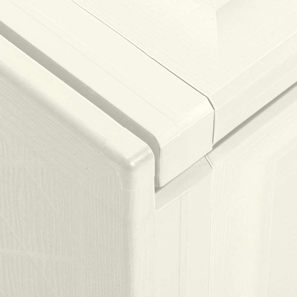 Baule per Cuscini Crema 125x40x42 cm 130 L