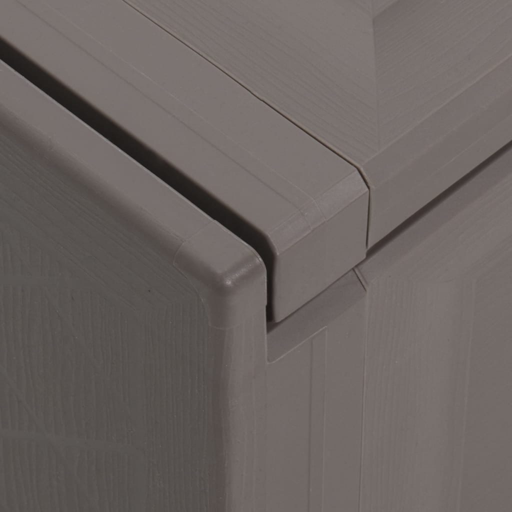 Baule per Cuscini Grigio 125x40x42 cm 130 L