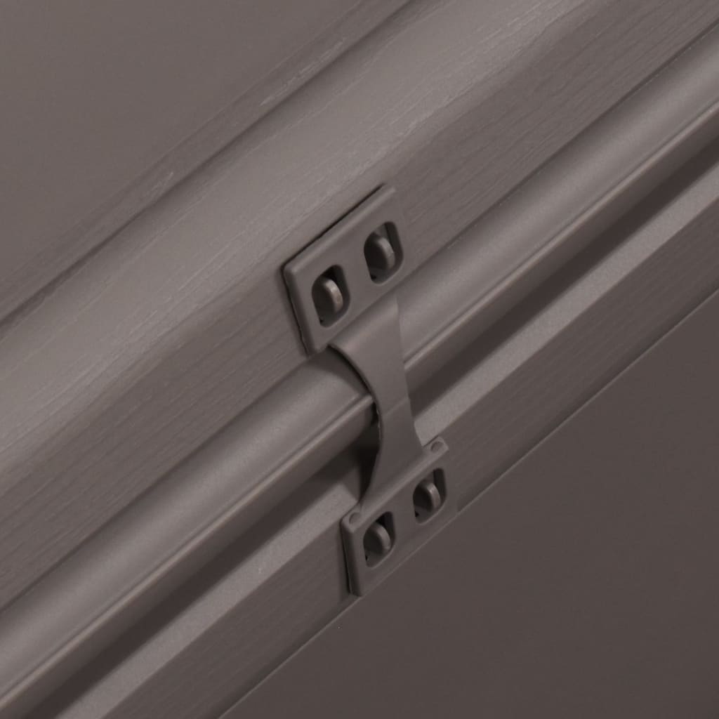 Baule per Cuscini Grigio 125x40x42 cm 130 L