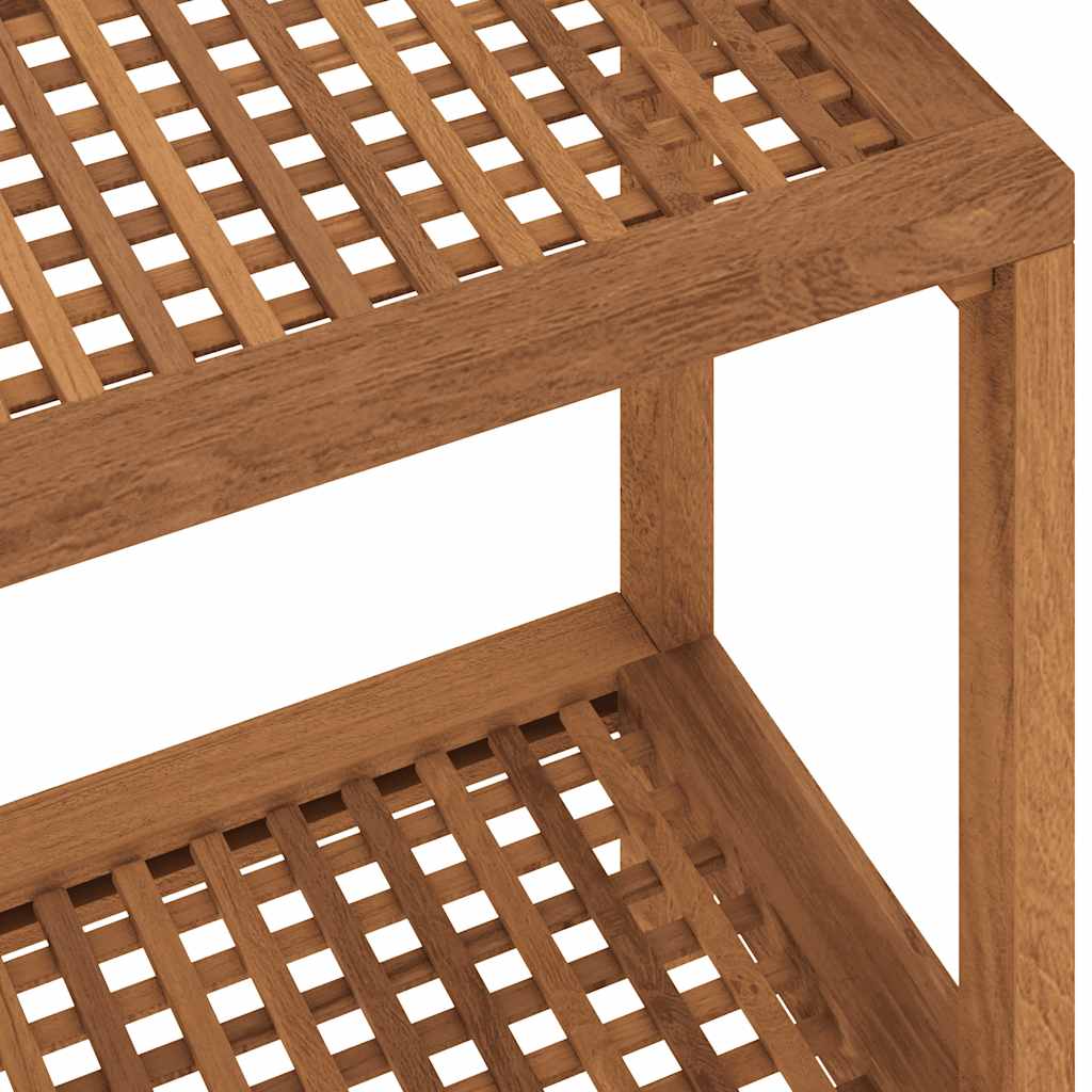 Tavolino da Bagno 60x30x45 cm in Legno Massello di Teak