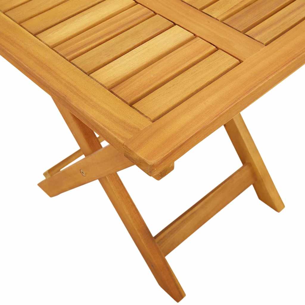 Lettino da sole Bianco Crema Legno di Acacia Massello