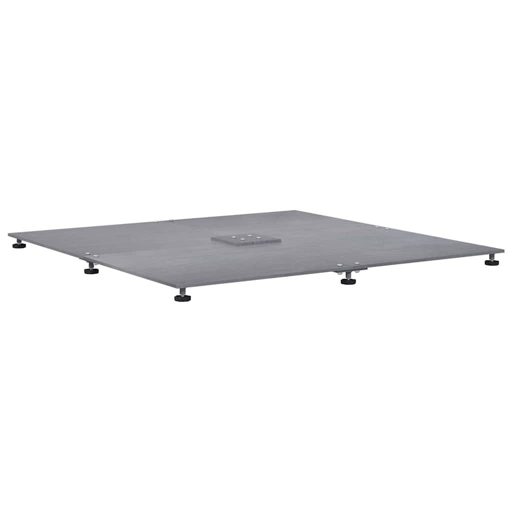 Base per ombrellone 52 kg Aspetto legno grigio scuro Acciaio