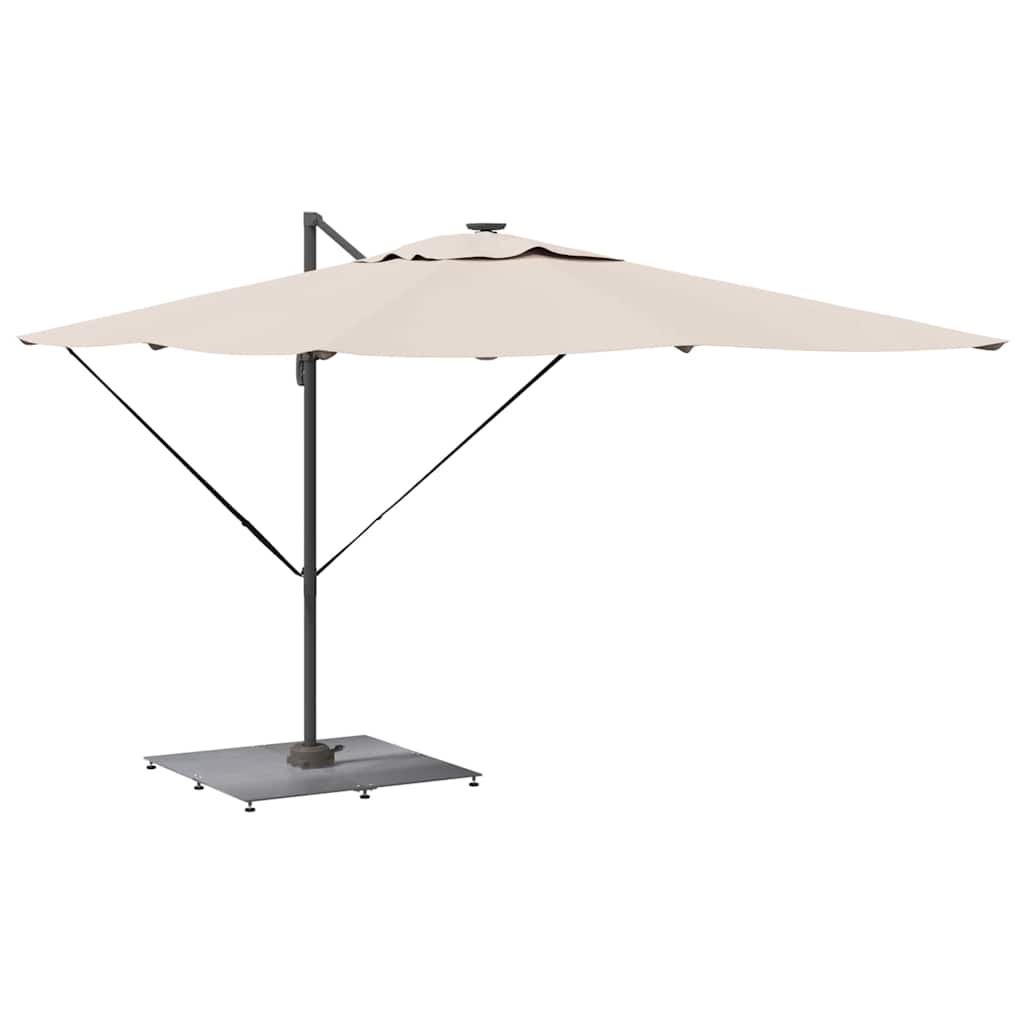 Base per ombrellone 52 kg Aspetto legno grigio scuro Acciaio