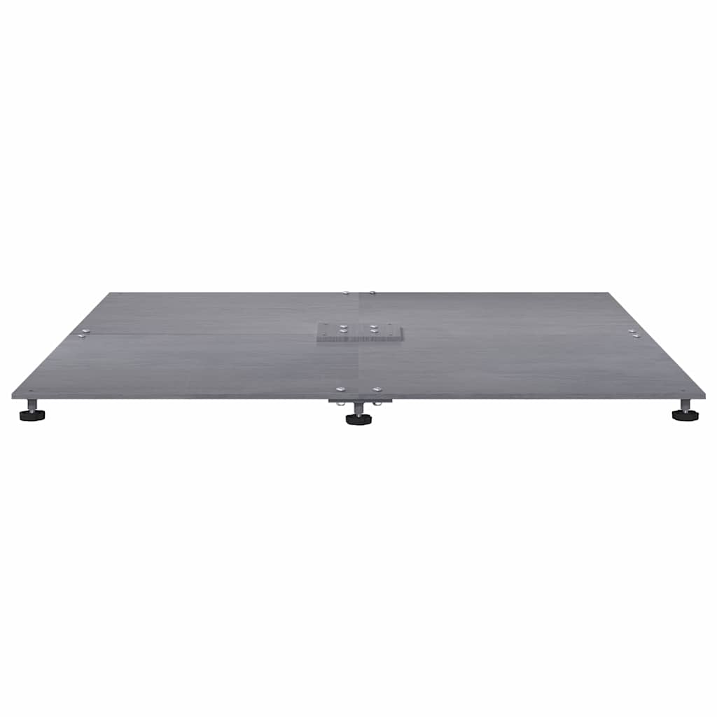 Base per ombrellone 52 kg Aspetto legno grigio scuro Acciaio