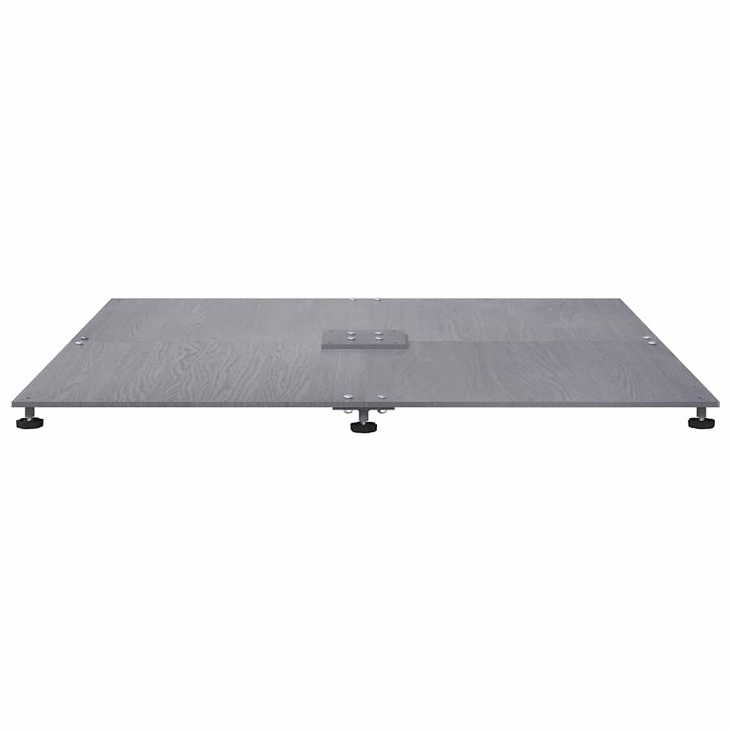 Base per ombrellone 52 kg Aspetto legno grigio scuro Acciaio
