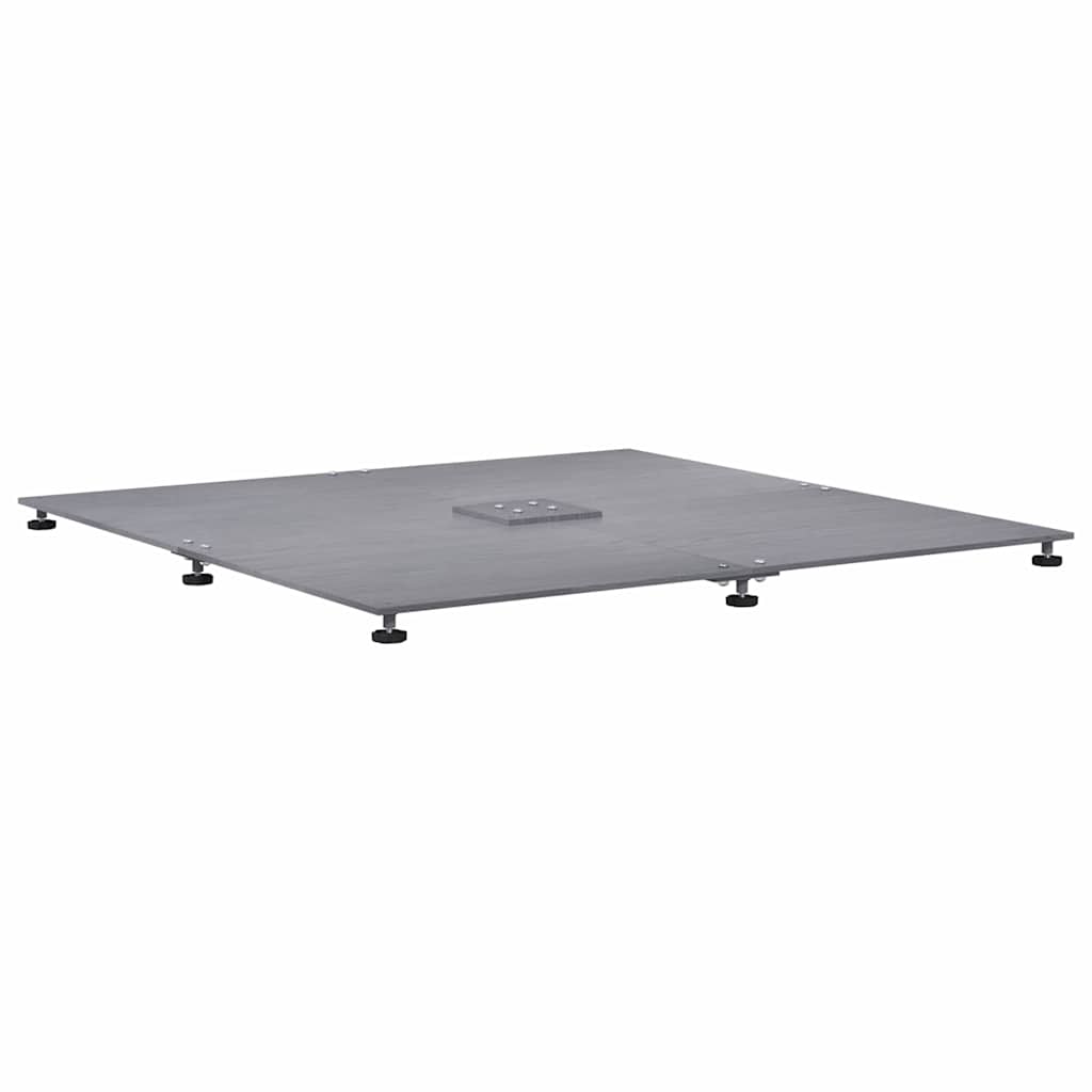 Base per ombrellone 52 kg Aspetto legno grigio scuro Acciaio