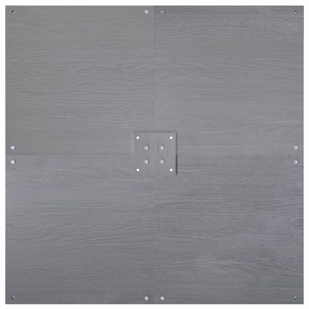 Base per ombrellone 52 kg Aspetto legno grigio scuro Acciaio