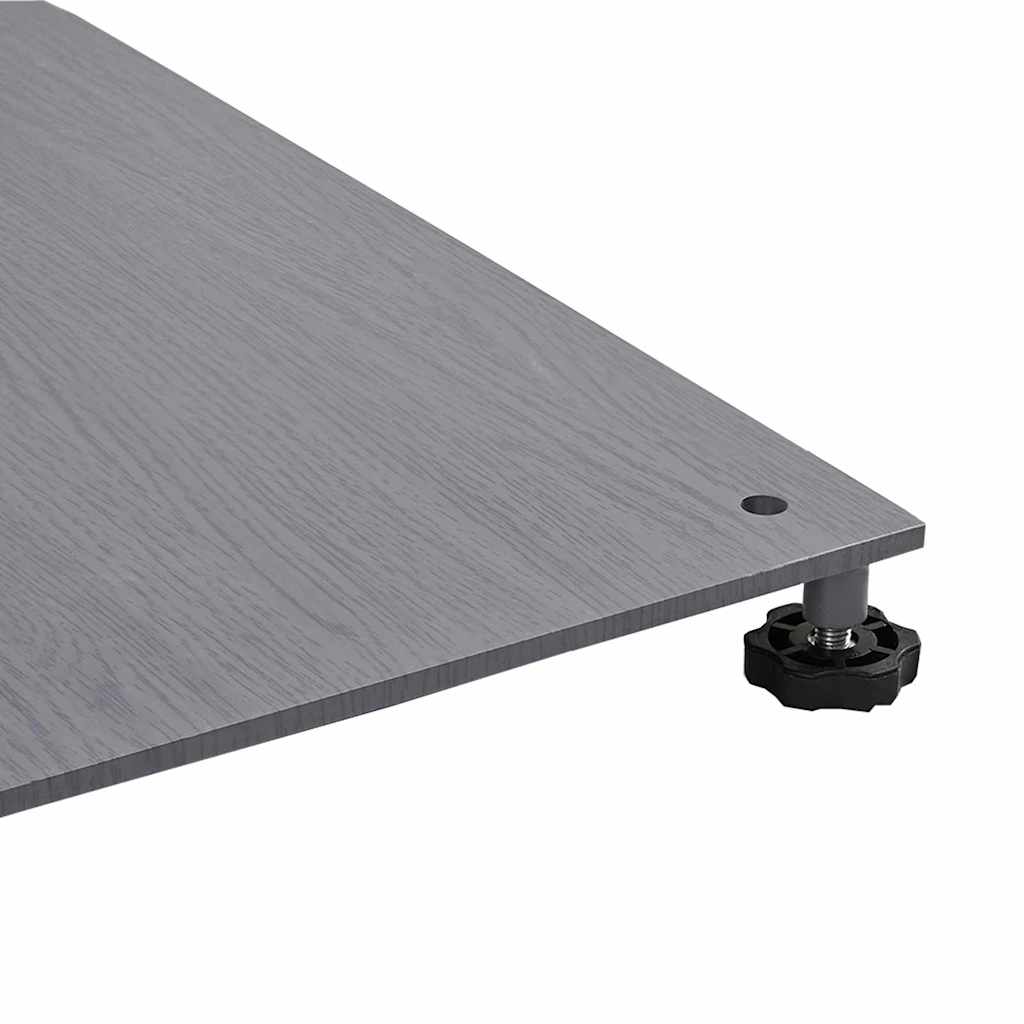 Base per ombrellone 52 kg Aspetto legno grigio scuro Acciaio