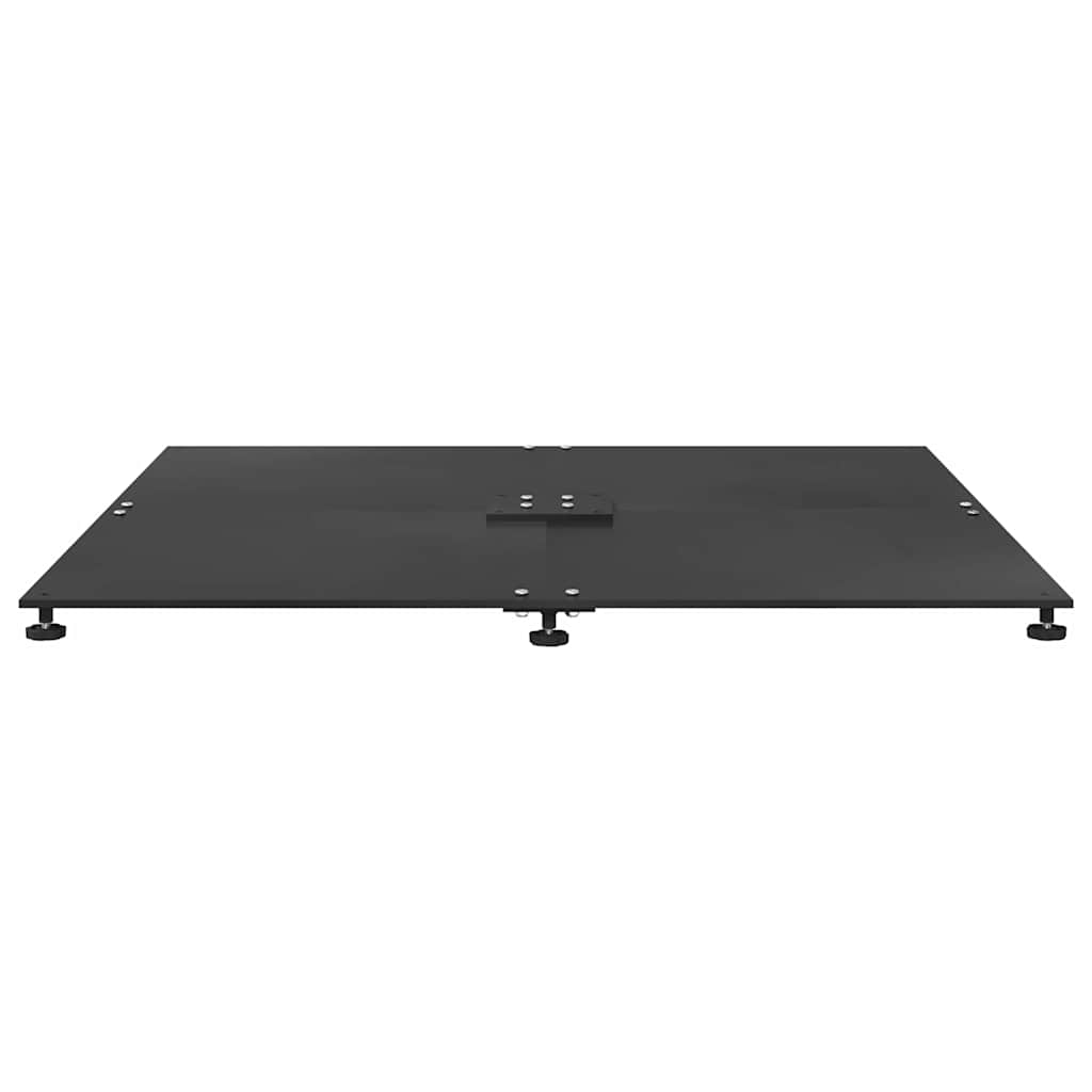 Base per ombrellone 52 kg Nero Acciaio Quadrato Regolabile