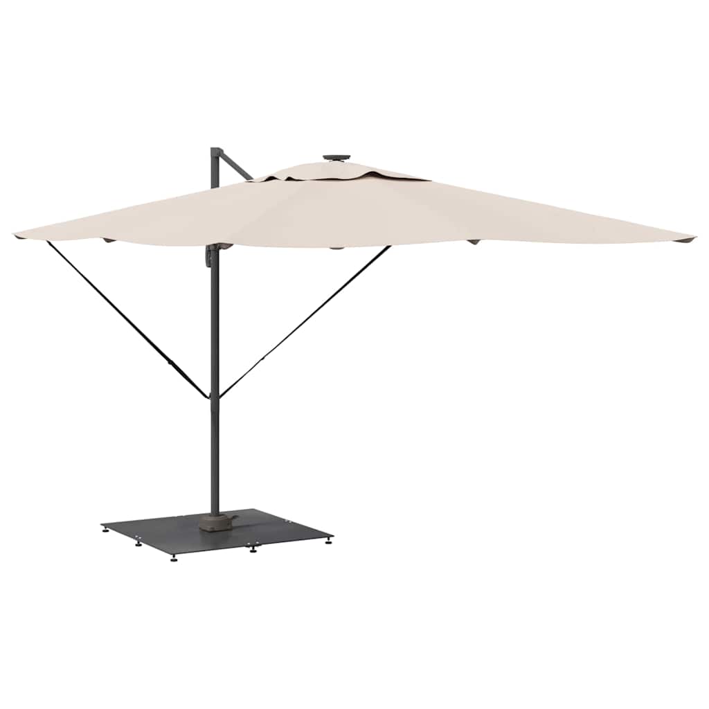 Base per ombrellone 52 kg Grigio scuro Acciaio Quadrato