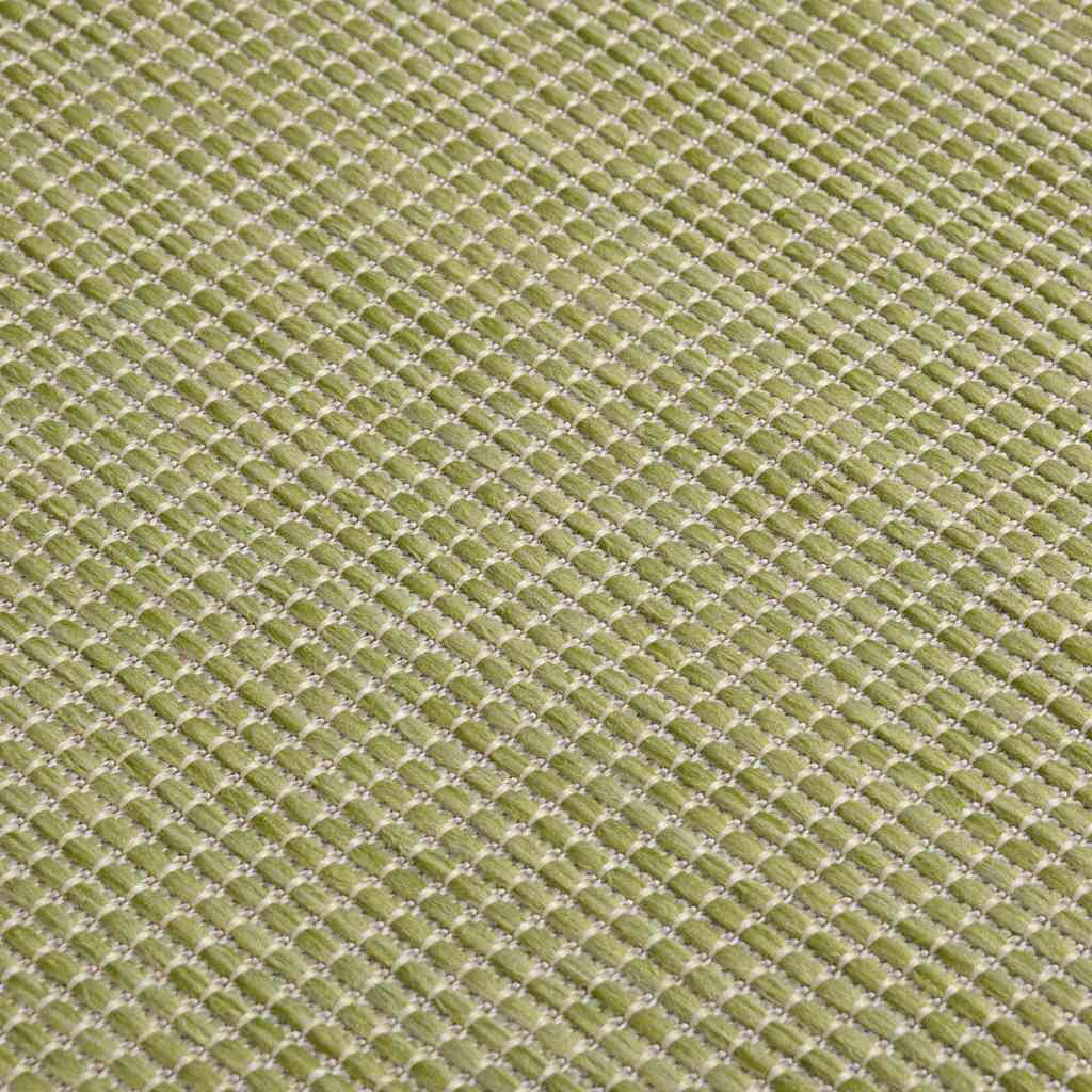 Tappeto da Esterni a Tessitura Piatta 160x230 cm Verde