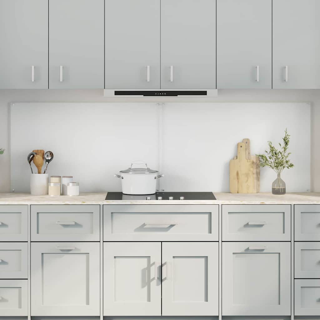 Schienale da cucina 2 pz Trasparente 100 x 60 cm