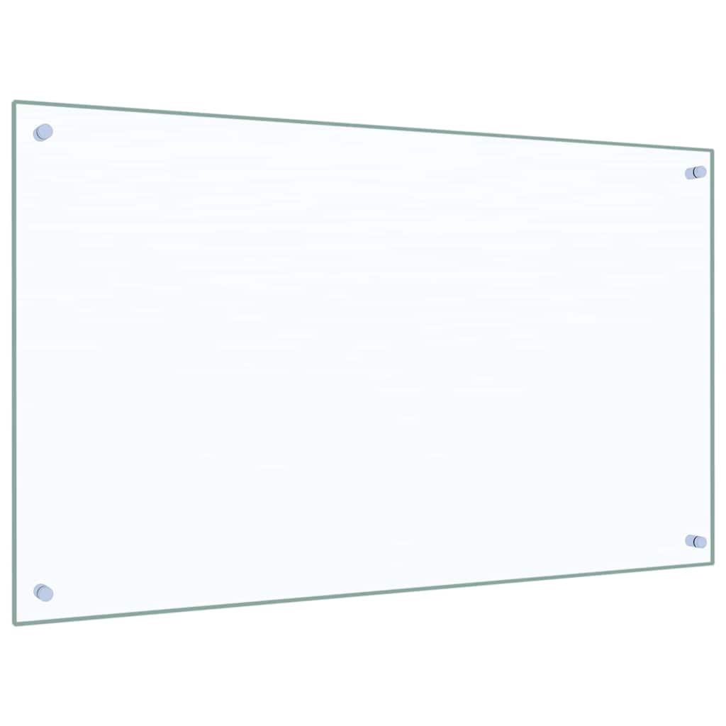 Schienale da cucina 2 pz Trasparente 100 x 60 cm