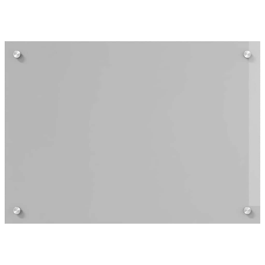 Schienale da cucina 2 pz Grigio chiaro 70 x 50 cm