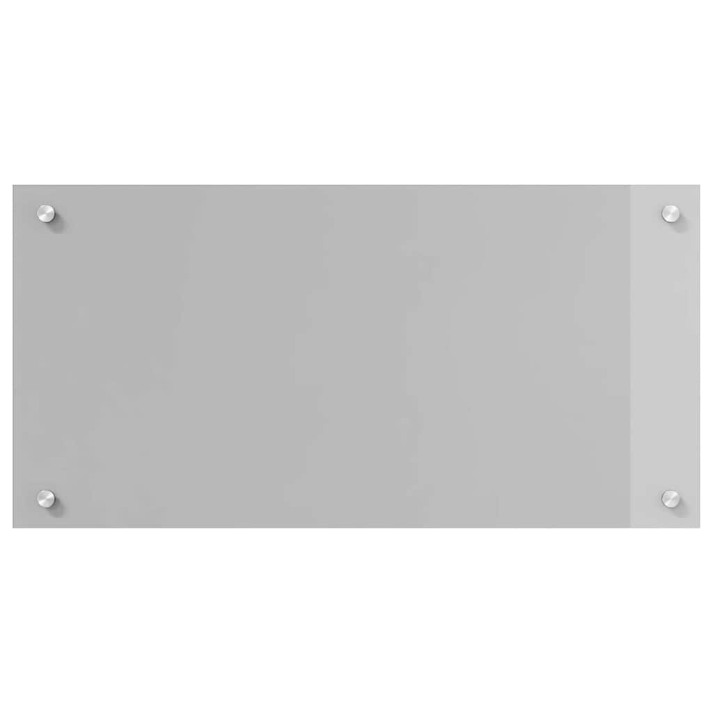 Schienale da cucina 2 pz Grigio chiaro 80 x 40 cm
