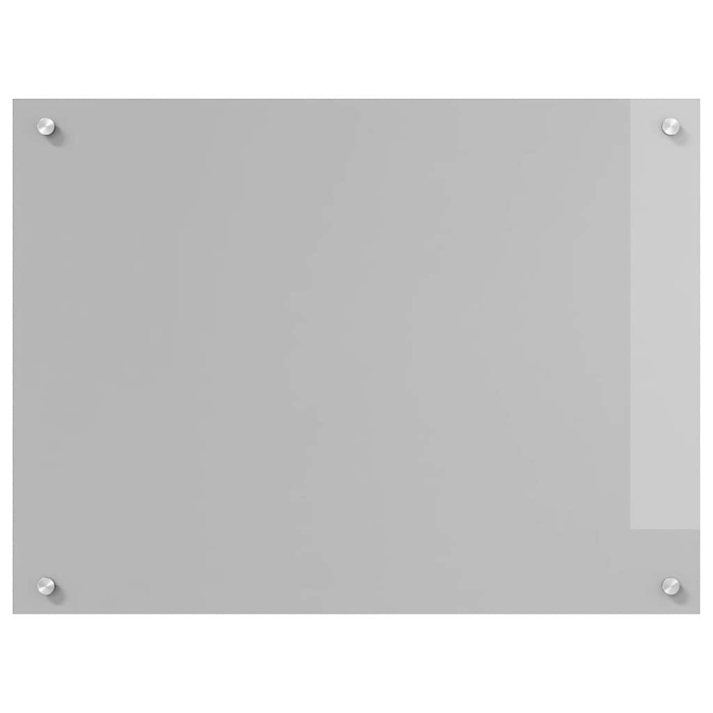 Schienale da cucina 2 pz Grigio chiaro 80 x 60 cm