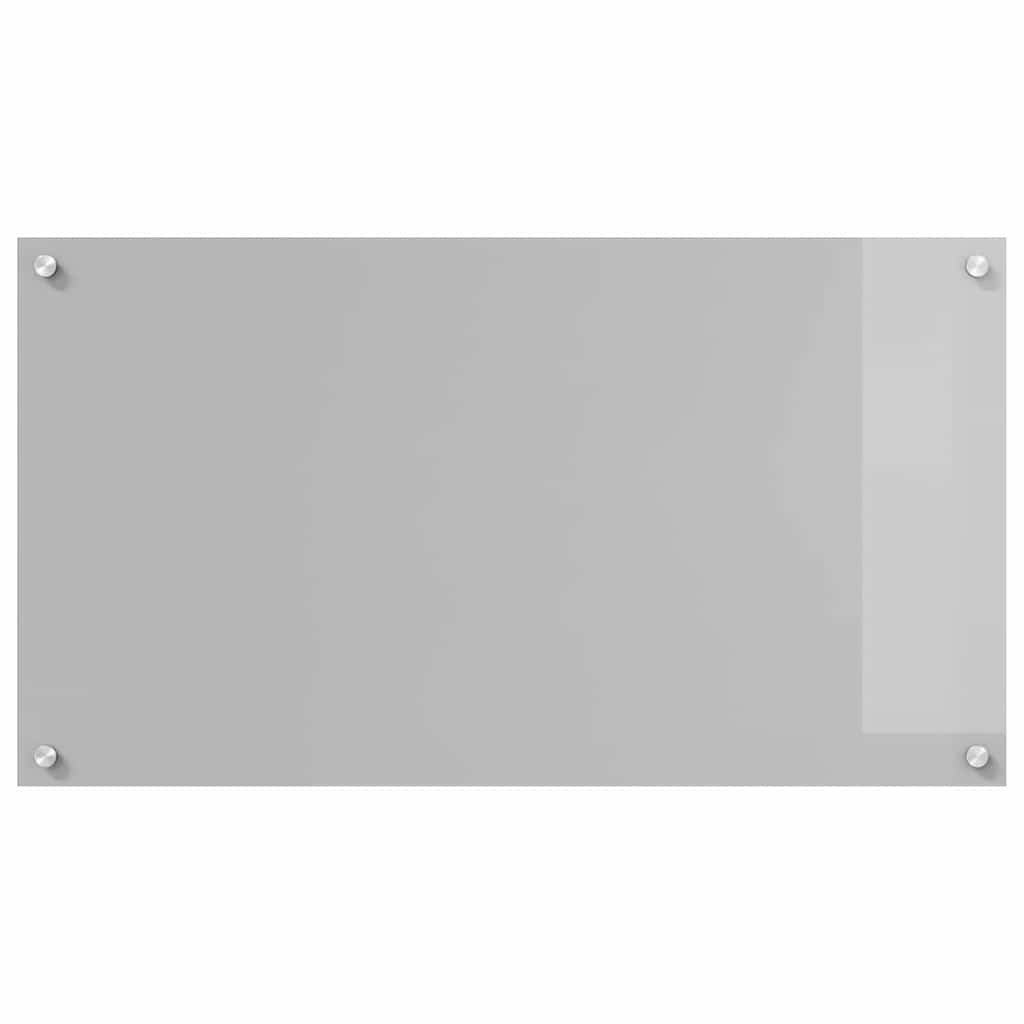 Schienale da cucina 2 pz Grigio chiaro 90 x 50 cm