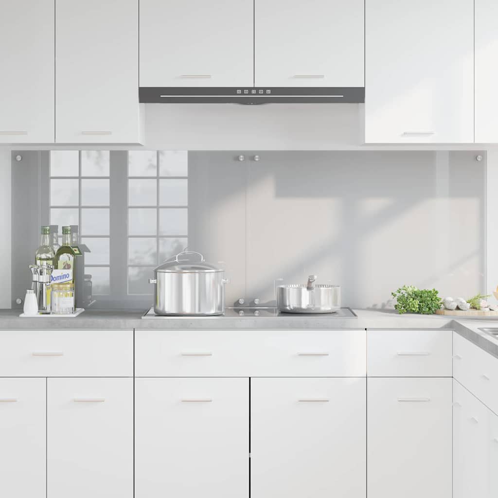 Schienale da cucina 2 pz Grigio chiaro 90 x 60 cm