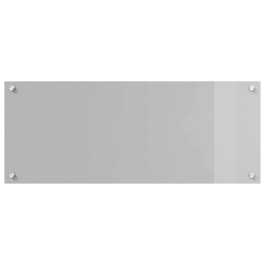 Schienale da cucina 2 pz Grigio chiaro 100 x 40 cm