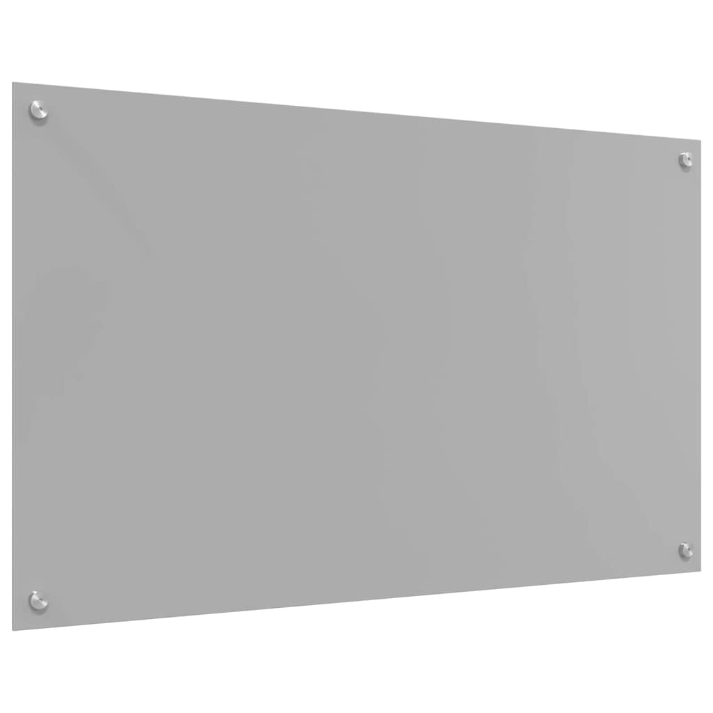 Schienale da cucina 2 pz Grigio chiaro 100 x 60 cm
