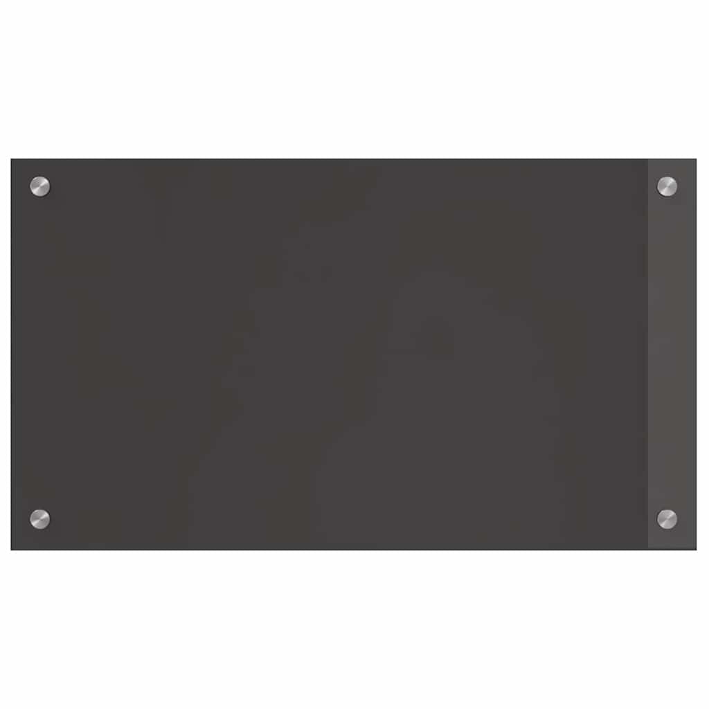 Schienale da cucina 2 pz Grigio scuro 70 x 40 cm