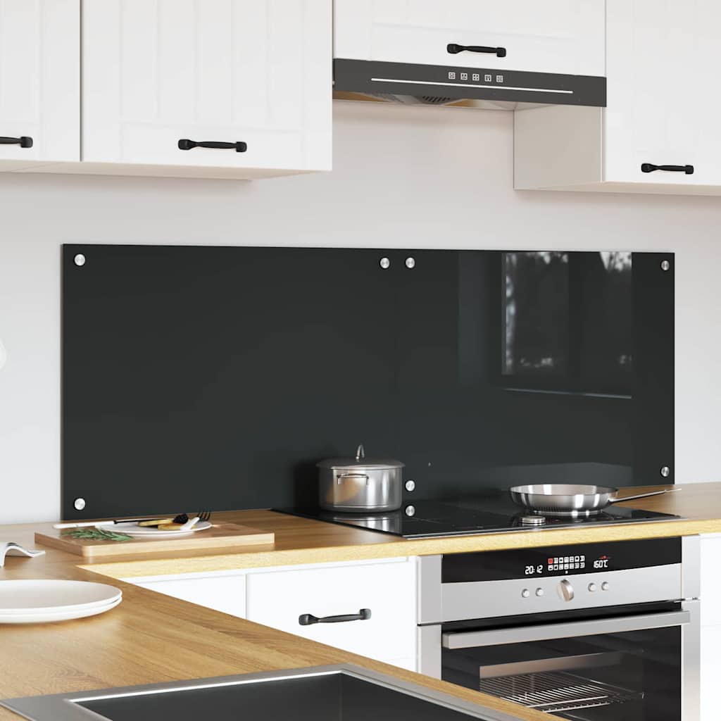 Schienale da cucina 2 pz Grigio scuro 70 x 50 cm