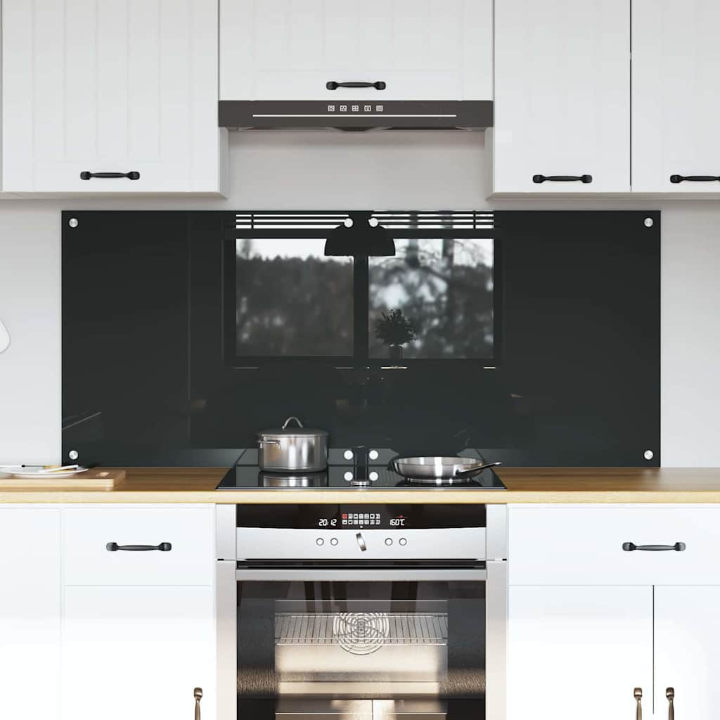 Schienale da cucina 2 pz Grigio scuro 70 x 60 cm