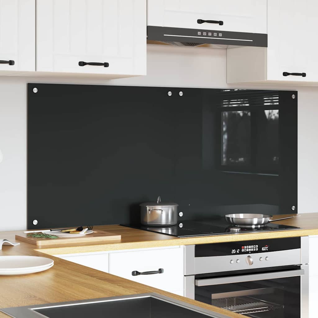Schienale da cucina 2 pz Grigio scuro 70 x 60 cm