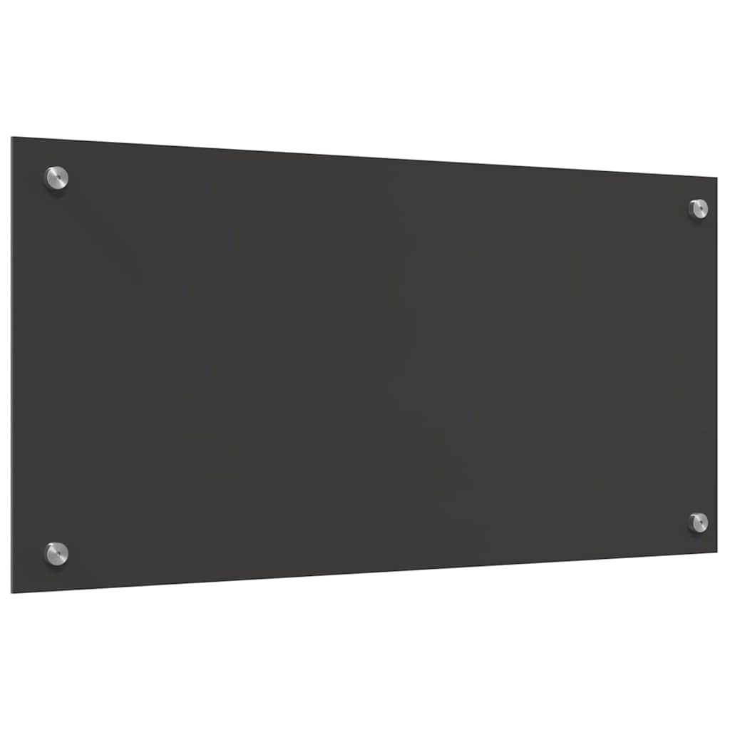Schienale da cucina 2 pz Grigio scuro 80 x 40 cm