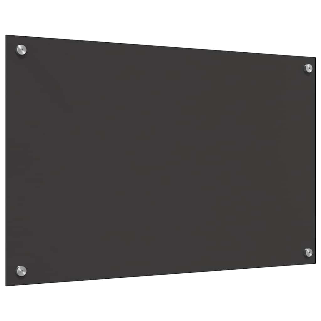 Schienale da cucina 2 pz Grigio scuro 80 x 50 cm