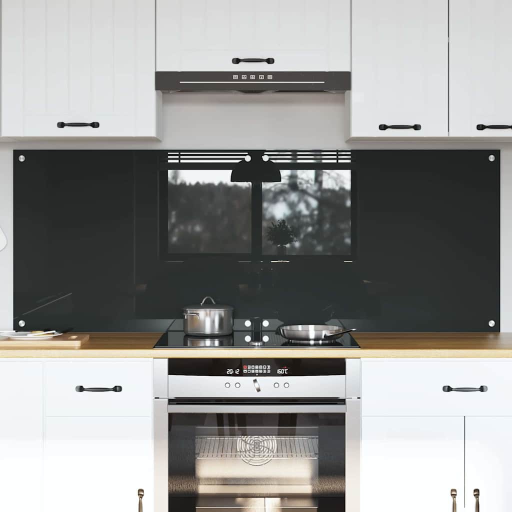 Schienale da cucina 2 pz Grigio scuro 80 x 60 cm