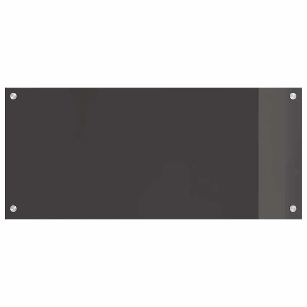Schienale da cucina 2 pz Grigio scuro 90 x 40 cm