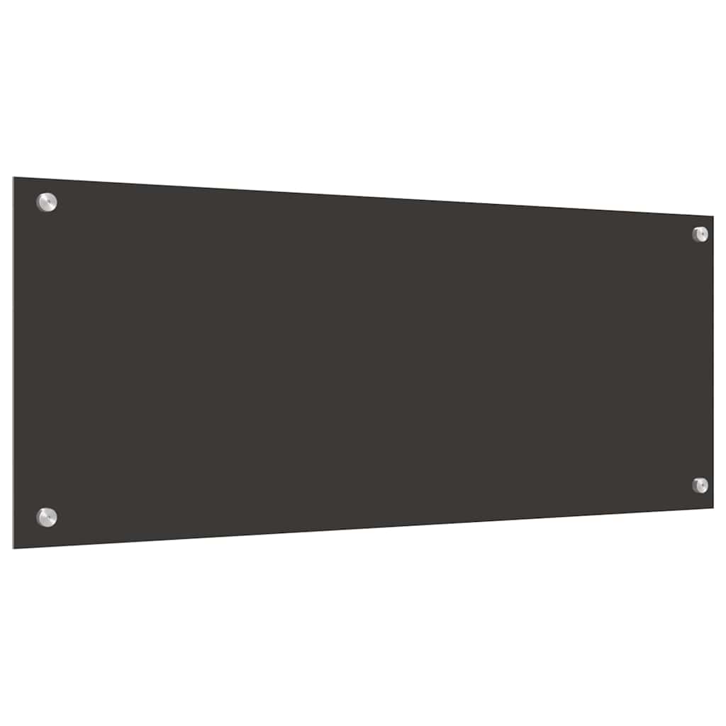 Schienale da cucina 2 pz Grigio scuro 100 x 40 cm
