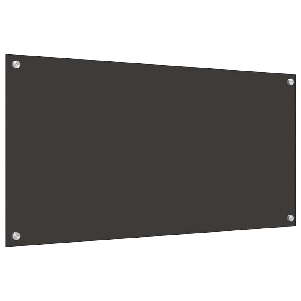Schienale da cucina 2 pz Grigio scuro 100 x 50 cm