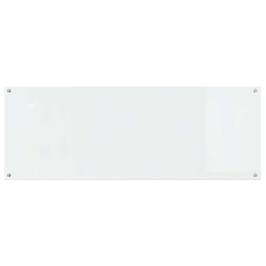 Schienale da cucina 2 pz Trasparente 110 x 40 cm