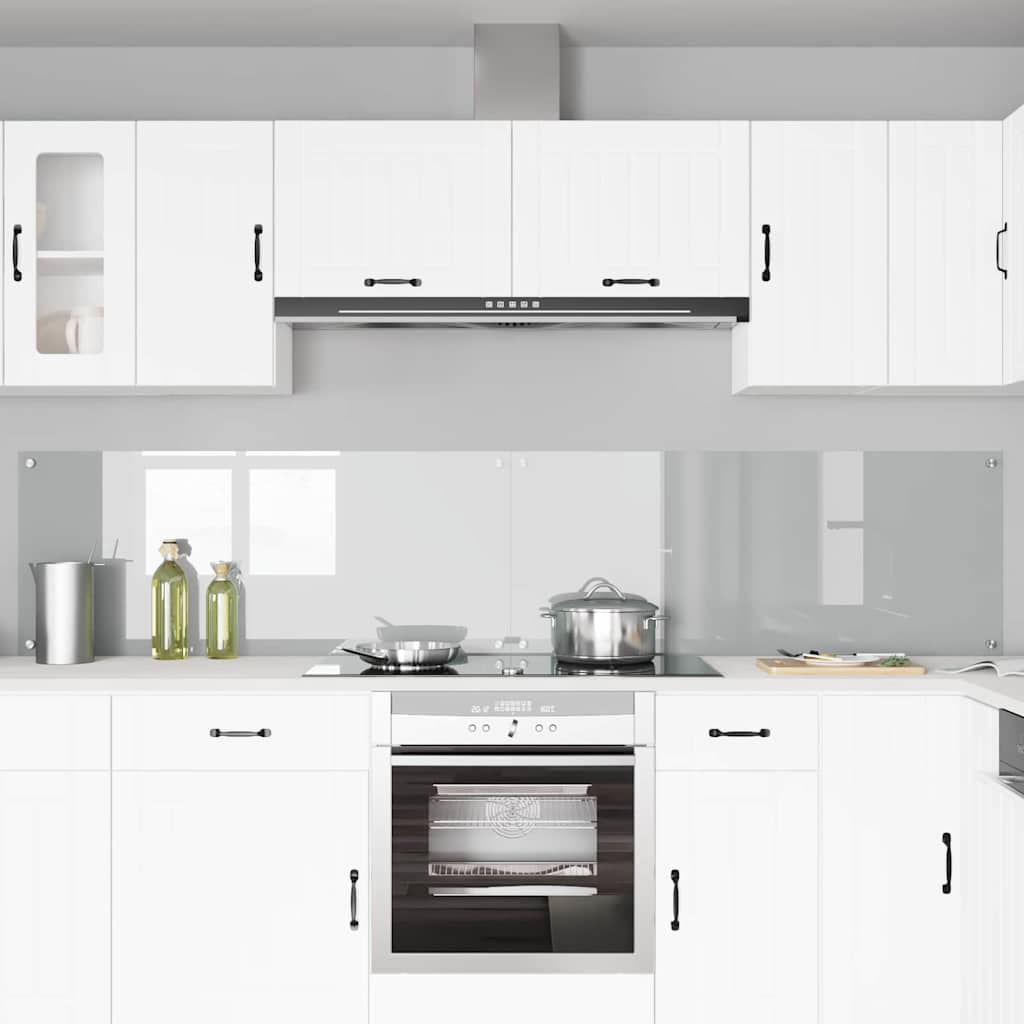 Schienale da cucina 2 pz Trasparente 120 x 50 cm