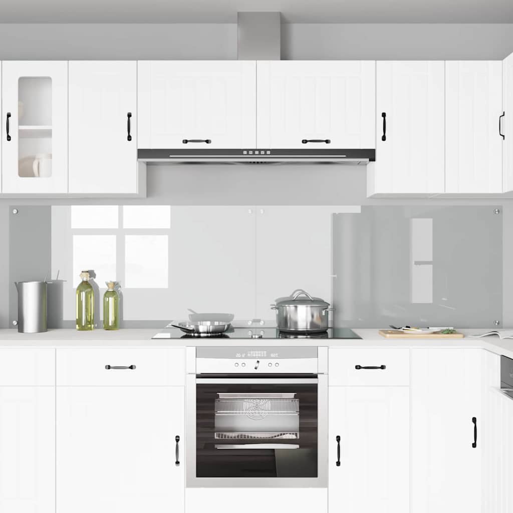 Schienale da cucina 2 pz Trasparente 120 x 60 cm