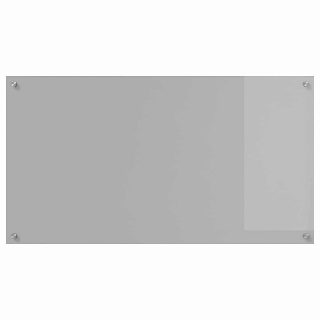 Schienale da cucina 2 pz Grigio chiaro 110 x 60 cm