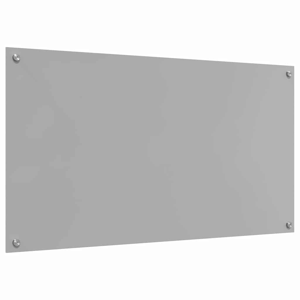 Schienale da cucina 2 pz Grigio chiaro 110 x 60 cm