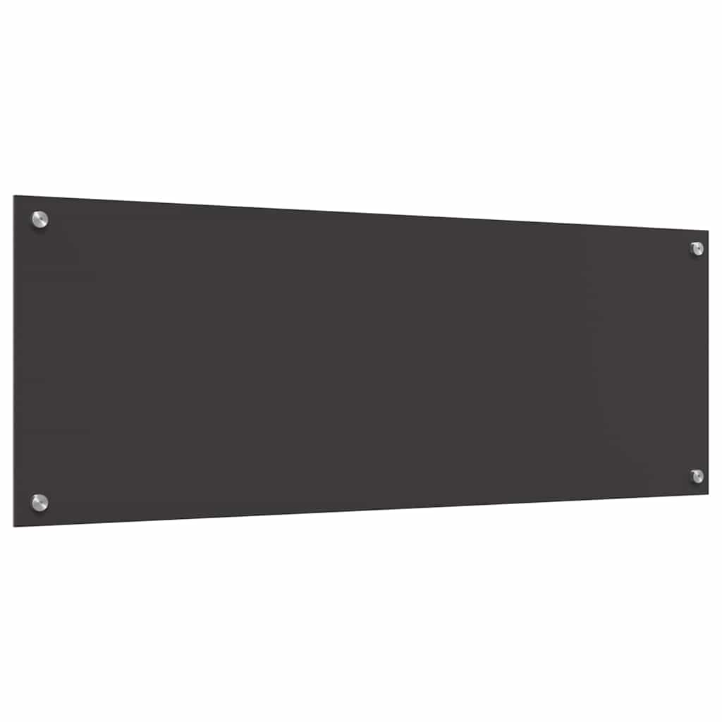 Schienale da cucina 2 pz Grigio scuro 110 x 40 cm