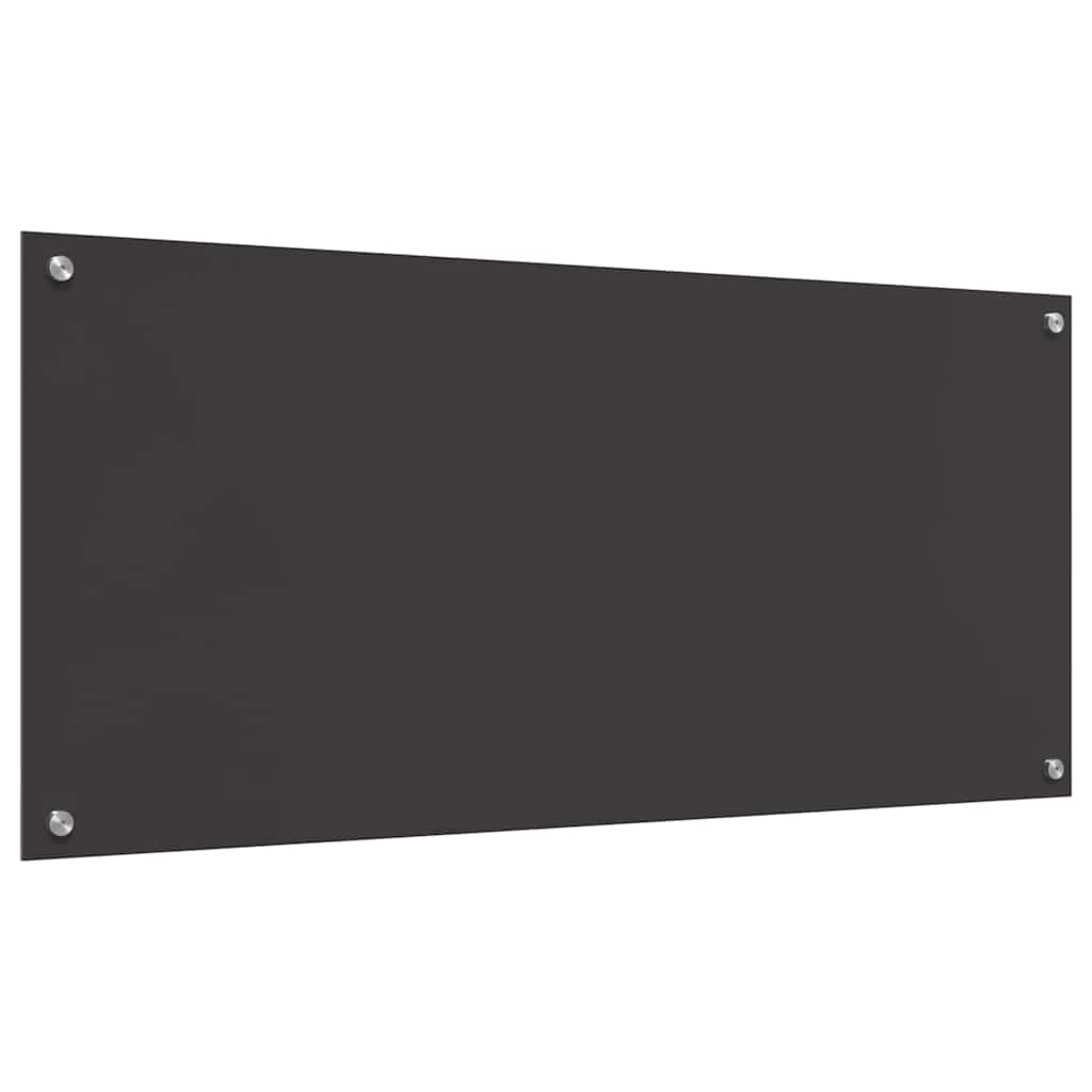 Schienale da cucina 2 pz Grigio scuro 110 x 50 cm