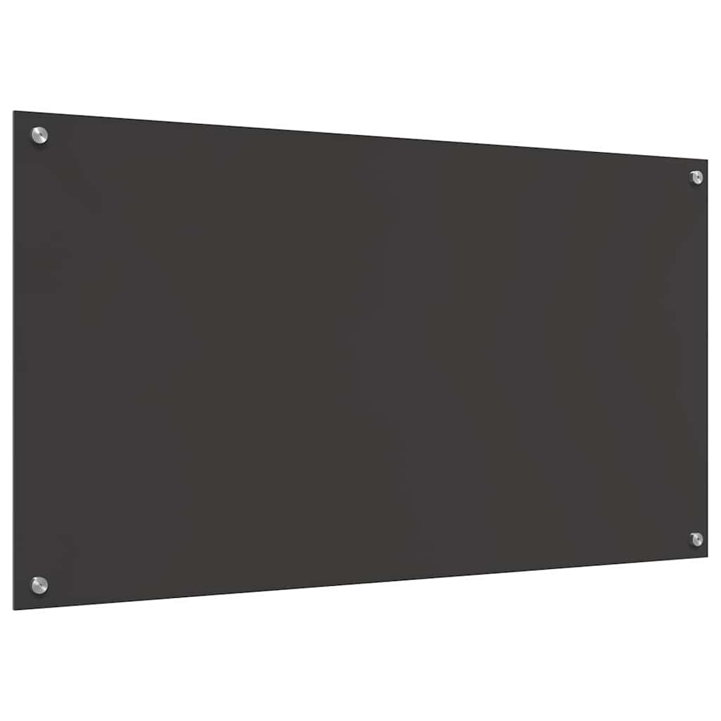 Schienale da cucina 2 pz Grigio scuro 110 x 60 cm