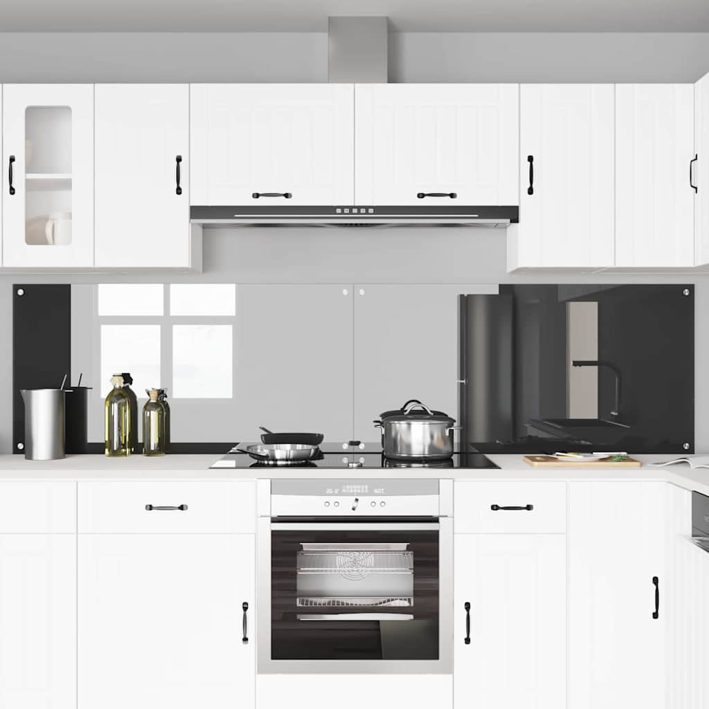 Schienale da cucina 2 pz Grigio scuro 120 x 60 cm