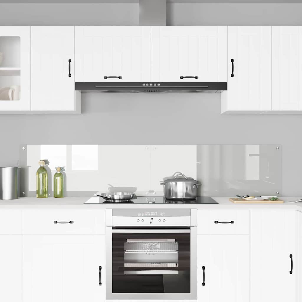Schienale da cucina 2 pz Trasparente 100 x 40 cm
