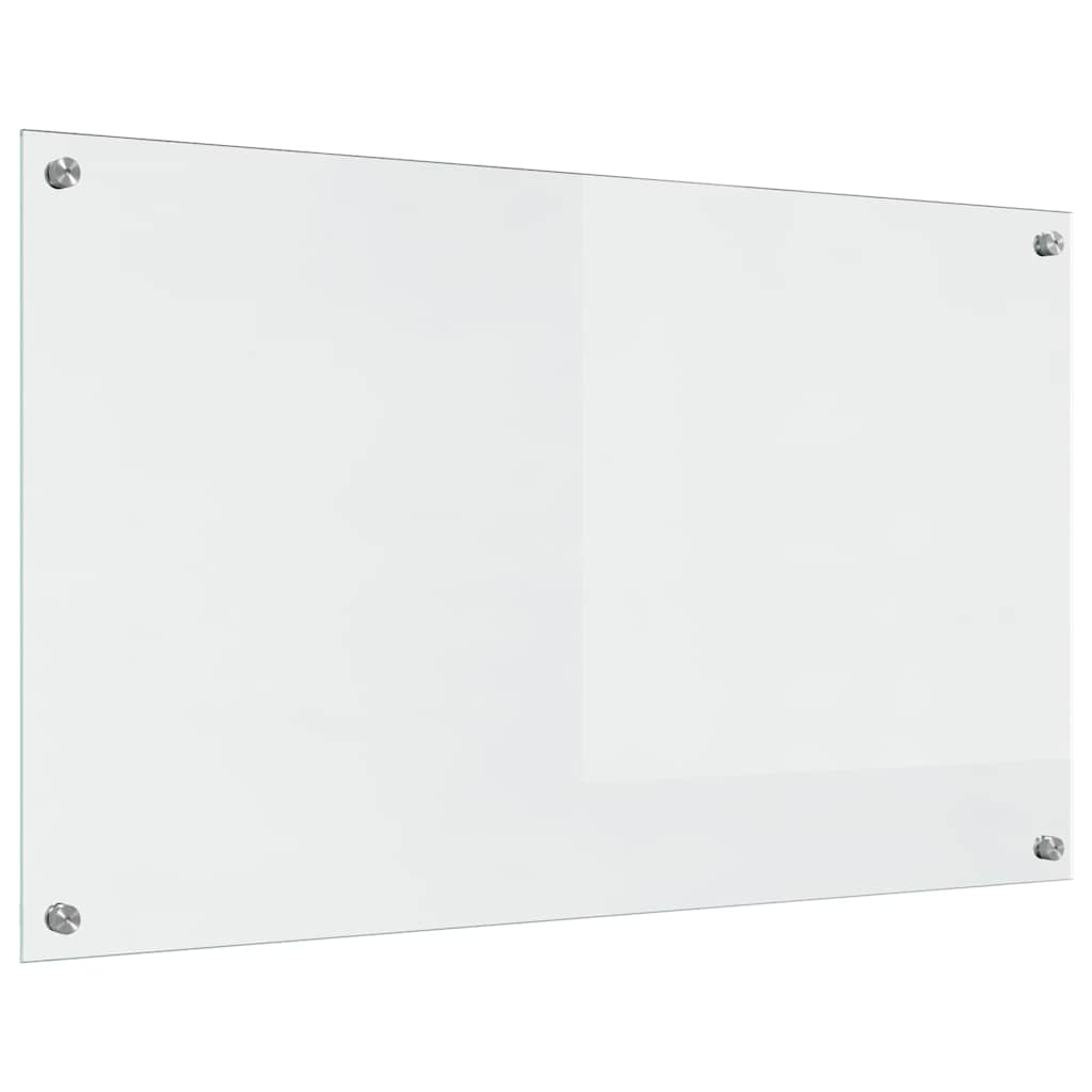 Schienale da cucina 2 pz Trasparente 100 x 60 cm