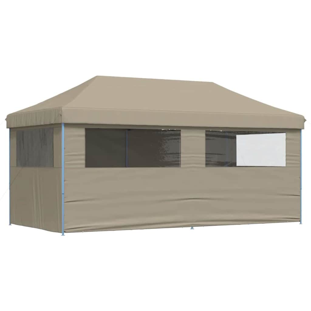 Tendone Pop-up 580 x 292 x 315 cm Tortora Tessuto Oxford