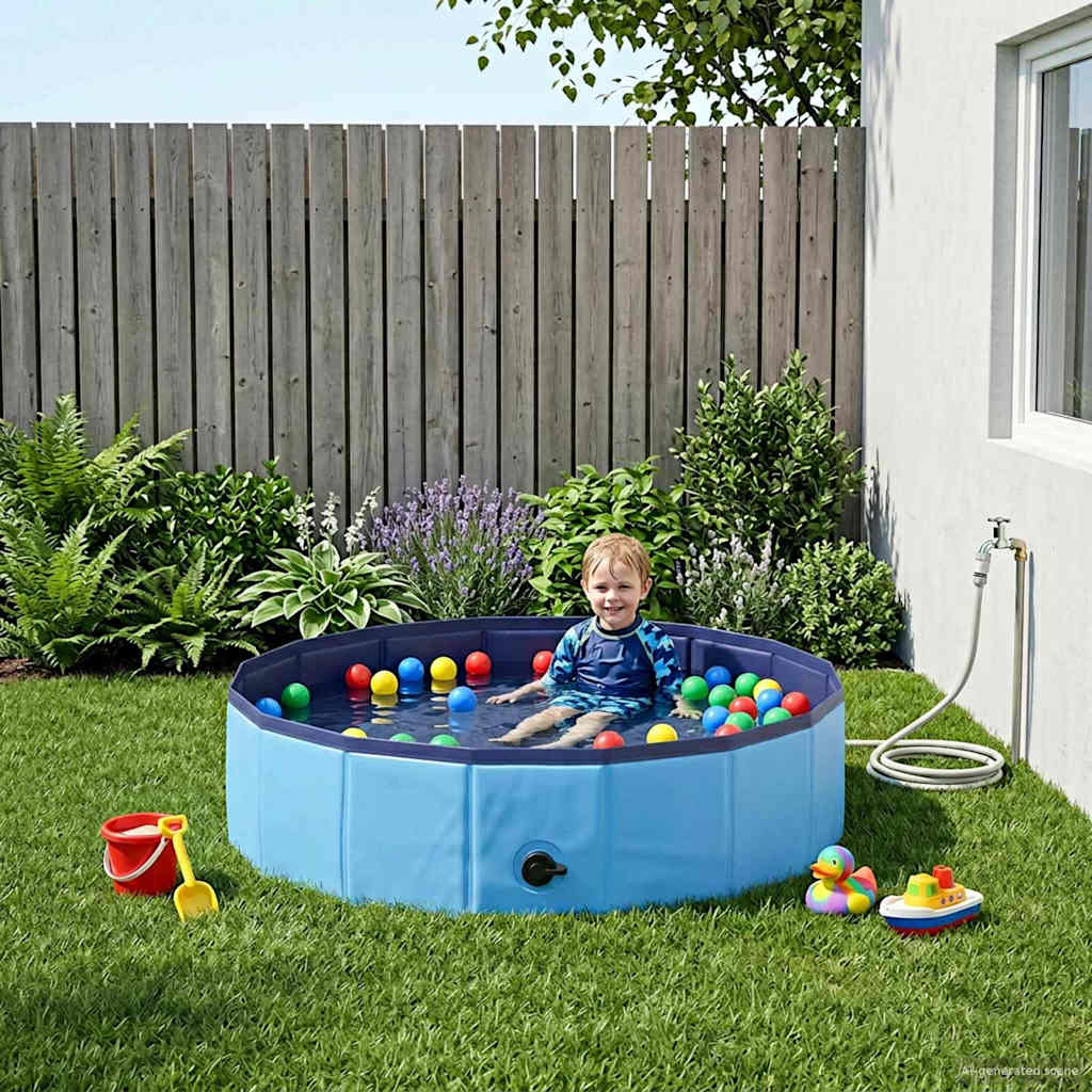 Piscina per bambini Ø 80 x 20 cm Rotondo per Bambino per Blu